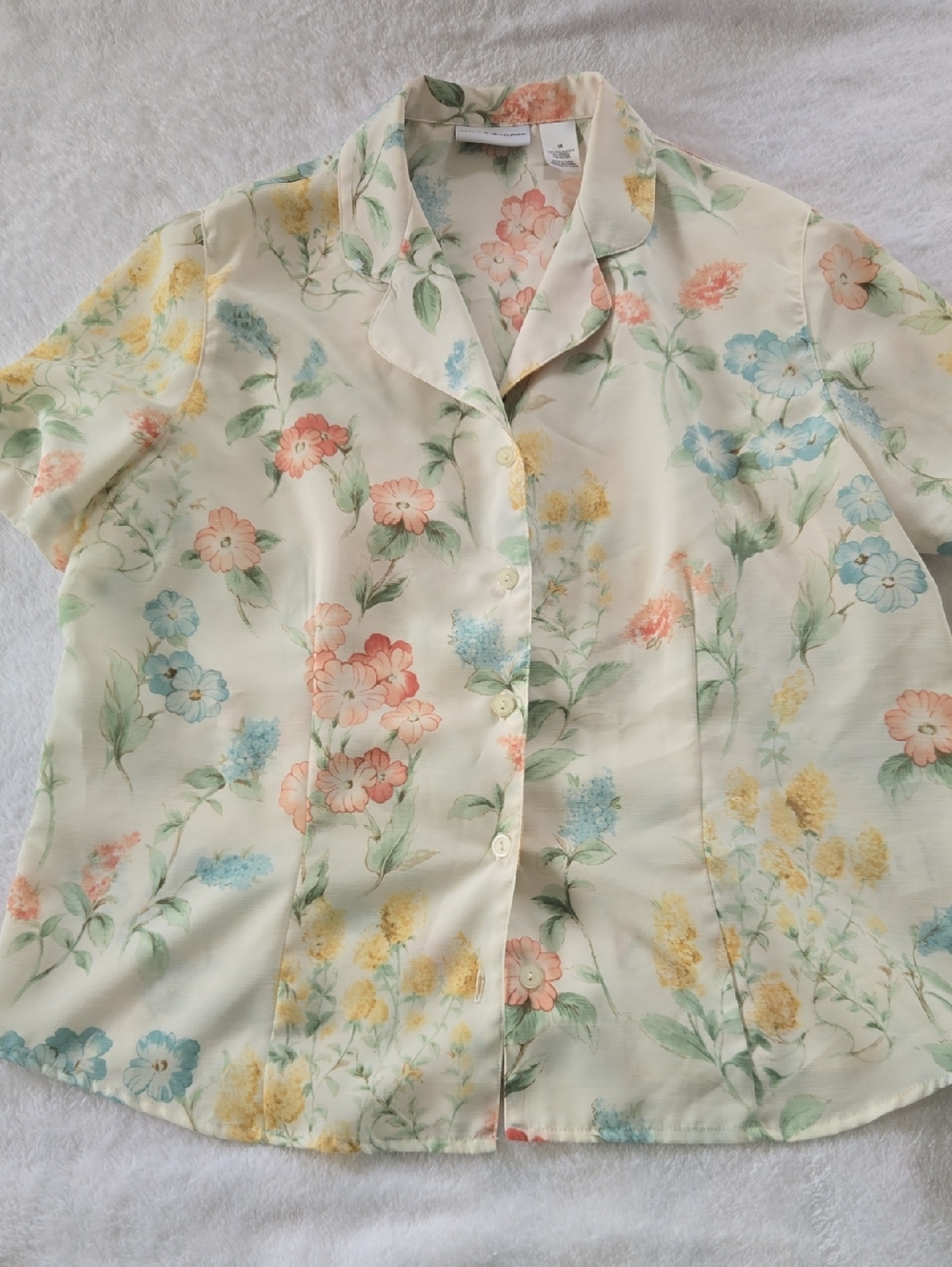 Beautiful Woman's Like New Alfred Dunner Button Down
